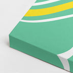 Cuadro canvas Marmol Fluido Verde y Amarillo - Contemporaneos Abstractos - Vista CloseUp