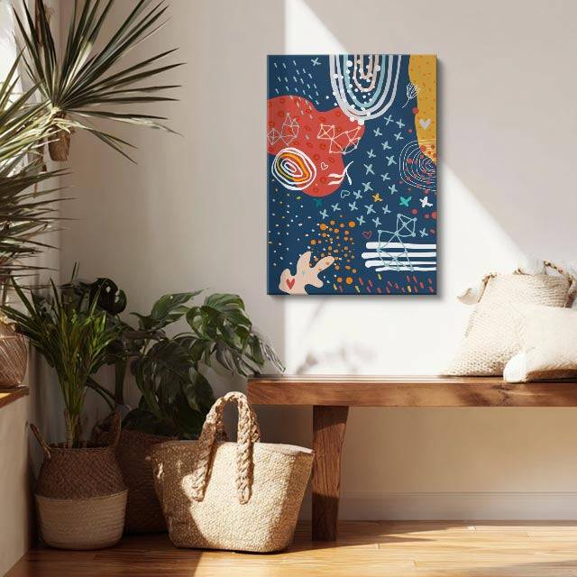 Cuadro canvas Galaxia Abstracta Nocturna - Contemporaneos Abstractos - Vista Lifestyle