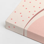 Cuadro canvas Siluetas Rosa Suave y Botanicas - Contemporaneos Abstractos - Vista CloseUp