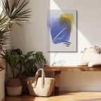 Cuadro canvas Acuarela Azul Firma Blanca - Contemporaneos Abstractos - Vista Lifestyle