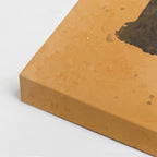 Cuadro canvas Acuarela Naranja y Gris Oscuro - Contemporaneos Abstractos - Vista CloseUp