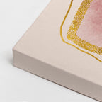 Cuadro canvas Acuarela Rosa Cuadro Marron - Contemporaneos Abstractos - Vista CloseUp