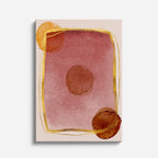 Cuadro canvas Acuarela Rosa Cuadro Marron - Contemporaneos Abstractos - Vista Frente