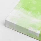 Cuadro canvas Acuarela Verde y Amarillo Salpicado - Contemporaneos Abstractos - Vista CloseUp