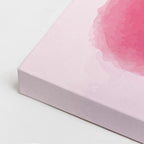 Cuadro canvas Acuarela Rosa Lila Linea Dorada - Contemporaneos Abstractos - Vista CloseUp