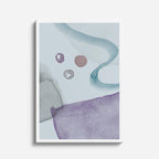 Cuadro canvas Formas Lila y Beige Suaves - Contemporaneos Abstractos - Vista Frente