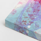 Cuadro canvas Pintura Lila Rosa Expresionista - Contemporaneos Abstractos - Vista CloseUp