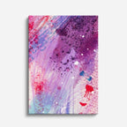 Cuadro canvas Pintura Lila Rosa Expresionista - Contemporaneos Abstractos - Vista Frente