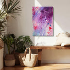 Cuadro canvas Pintura Lila Rosa Expresionista - Contemporaneos Abstractos - Vista Lifestyle