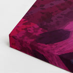 Cuadro canvas Pinceladas Fucsia y Negro Gestuales - Contemporaneos Abstractos - Vista CloseUp
