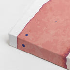 Cuadro canvas Acuarela Rosa Linea Dorada Suave - Contemporaneos Abstractos - Vista CloseUp