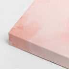Cuadro canvas Ondas Salmon Rosa y Marron Suaves - Contemporaneos Abstractos - Vista CloseUp