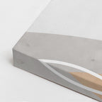 Cuadro canvas Marmol Gris Naranja Suave - Contemporaneos Abstractos - Vista CloseUp