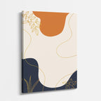 Cuadro canvas Abstracto Beige Botanico Azul - Contemporaneos Abstractos - Vista Perspectiva
