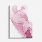 Cuadro canvas Acuarela Rosa Fluida Textural - Contemporaneos Abstractos - Vista Frente