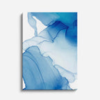 Cuadro canvas Acuarela Azul Fluida Translucida - Contemporaneos Abstractos - Vista Frente
