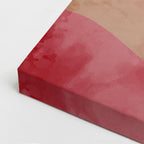 Cuadro canvas Ondas Salmon Rosa Acuarela - Contemporaneos Abstractos - Vista CloseUp
