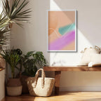 Cuadro canvas Degradado Naranja Lila Pastel - Contemporaneos Abstractos - Vista Lifestyle