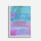 Cuadro canvas Acuarela Rosa Lila Circulos Magicos - Contemporaneos Abstractos - Vista Frente