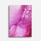 cuadro canvas abstracto fluido nube peonia en tonos rosa, magenta