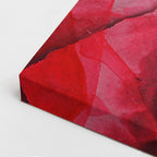 cuadro canvas abstracto fluido orquidea mineral en tonos morado, rosa, dorado