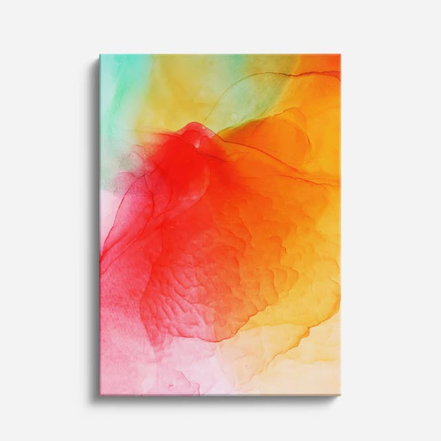 cuadro canvas abstracto fluido oro sereno en tonos blanco, dorado, gris