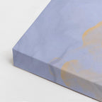 cuadro canvas abstracto fluido alba de marmol en tonos blanco, dorado, negro