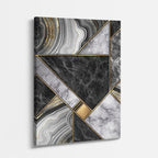 cuadro canvas abstracto geométrico prisma de ónix estilo contemporáneo