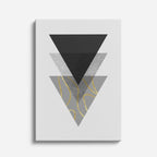 cuadro canvas abstracto geométrico inversión minimal estilo contemporáneo