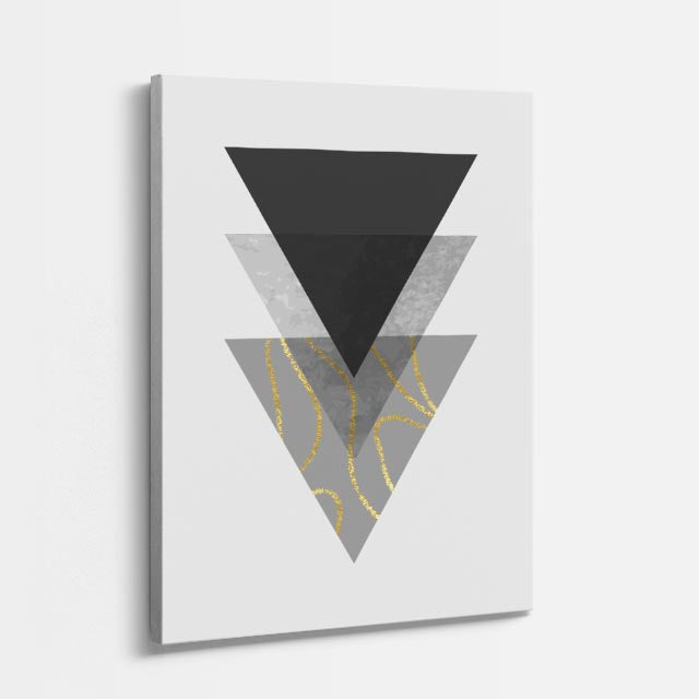 cuadro canvas abstracto geométrico inversión minimal estilo contemporáneo