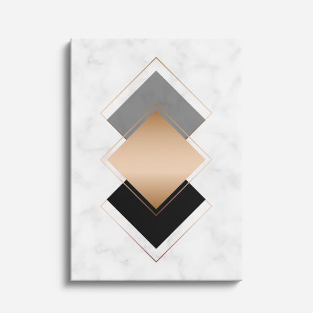 cuadro canvas abstracto geométrico diamante de arena estilo contemporáneo