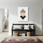 cuadro canvas abstracto geométrico diamante de arena estilo contemporáneo