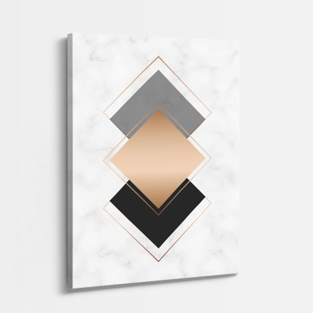 cuadro canvas abstracto geométrico diamante de arena estilo contemporáneo