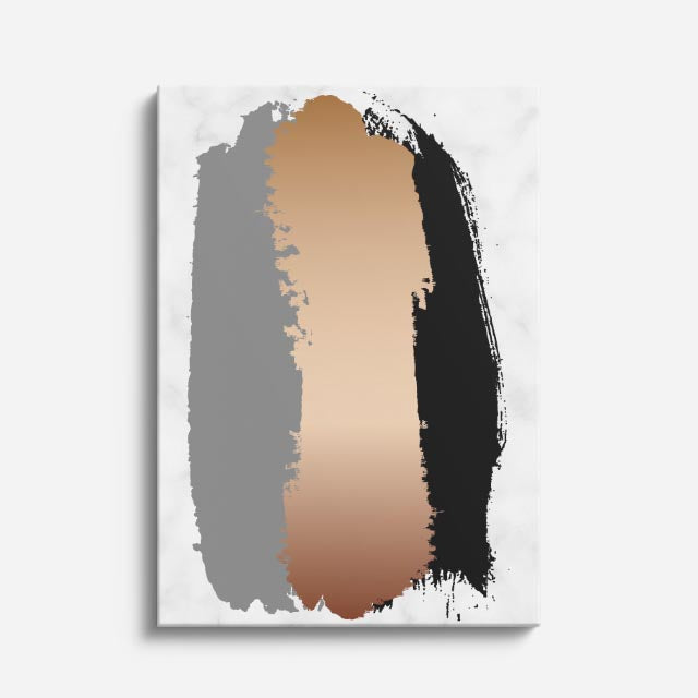cuadro canvas abstracto geométrico veta vertical estilo contemporáneo
