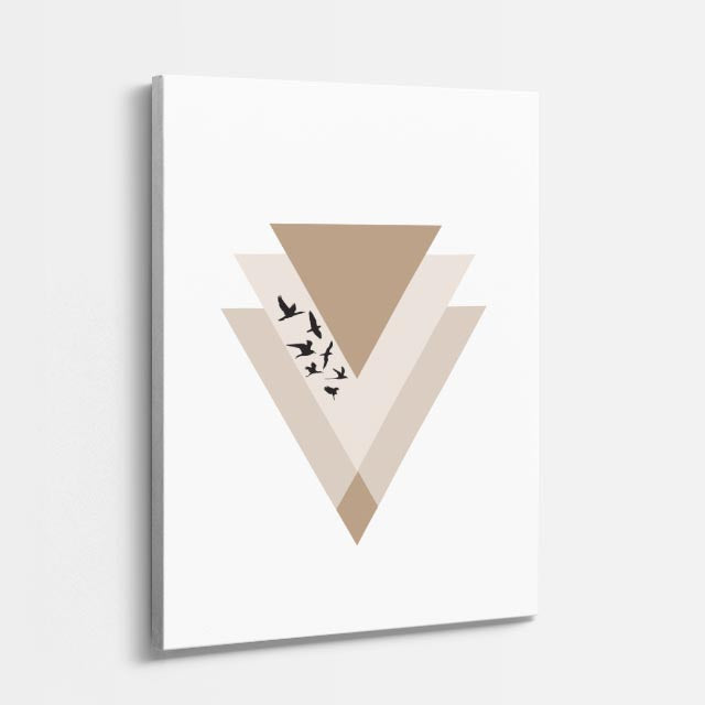 cuadro canvas abstracto geométrico veta serena estilo contemporáneo