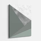 cuadro canvas abstracto geométrico plano ceniza estilo contemporáneo