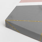 cuadro canvas abstracto geométrico arista de blush estilo contemporáneo