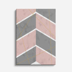 cuadro canvas abstracto geométrico arista de blush estilo contemporáneo