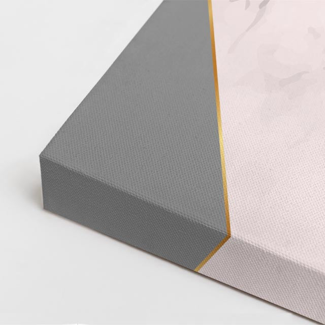 cuadro canvas abstracto geométrico veta minimal estilo contemporáneo