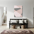 cuadro canvas abstracto geométrico veta minimal estilo contemporáneo