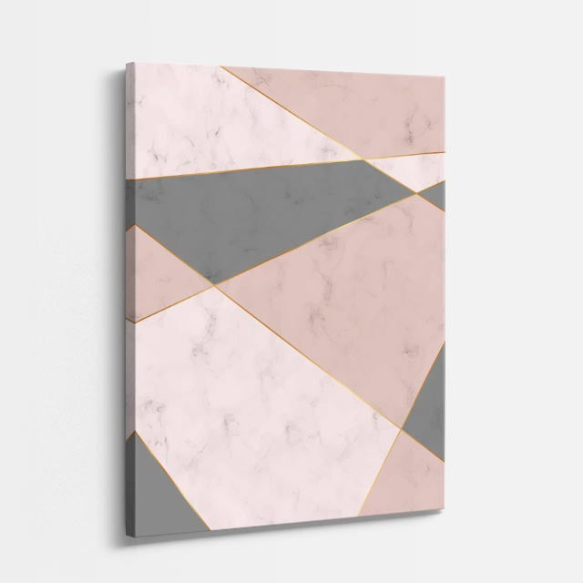 cuadro canvas abstracto geométrico veta minimal estilo contemporáneo