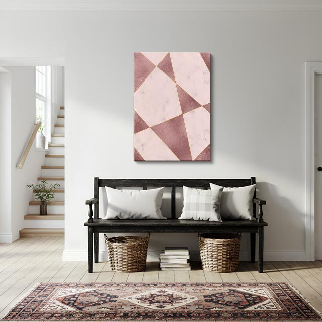 cuadro canvas abstracto geométrico x de bruma estilo contemporáneo
