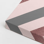 cuadro canvas abstracto geométrico cumbre rosa estilo contemporáneo