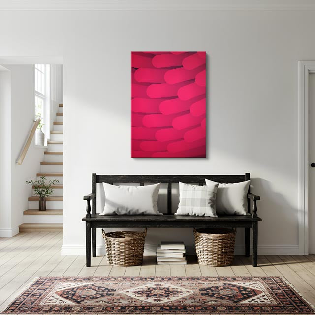 cuadro canvas abstracto geométrico nodo eléctrico estilo contemporáneo