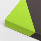 cuadro canvas abstracto geométrico bloque solar estilo contemporáneo