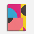 cuadro canvas abstracto geométrico ritmo pixel estilo contemporáneo