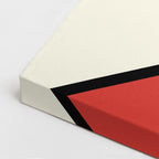 cuadro canvas abstracto geométrico plano bauhaus estilo contemporáneo