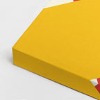 cuadro canvas abstracto geométrico trama bauhaus estilo contemporáneo