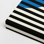 cuadro canvas abstracto geométrico cruce bauhaus estilo contemporáneo