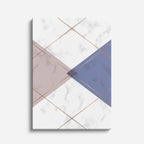 cuadro canvas abstracto geométrico cruce ceniza estilo contemporáneo